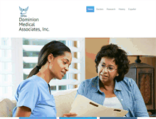 Tablet Screenshot of dominionmedicalinc.com